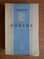 Ion San Giorgiu - Goethe (volumul 1, 1938)
