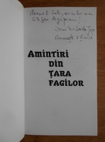 Ovid Topa - Amintiri din Tara Fagilor (cu autograful autorului, 3 volume)