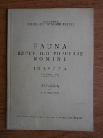M. A. Ionescu - Fauna Republicii Populare Romane. Insecta (volumul 7, fascicula 2)