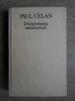 Anticariat: Paul Celan - Dimensiunea romaneasca