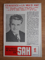 Revista romana de sah, nr. 1, 1983