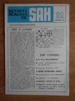 Revista romana de sah, nr. 11, 1983