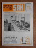Revista romana de sah, nr. 11, 1988