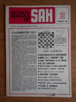 Revista romana de sah, nr. 2, 1981