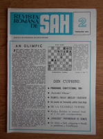 Revista romana de sah, nr. 2, 1984