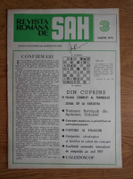 Revista romana de sah, nr. 3, 1979