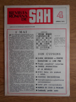 Revista romana de sah, nr. 4, 1979