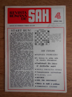 Revista romana de sah, nr. 4, 1980