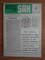 Revista romana de sah, nr. 4, 1983