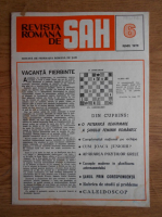 Revista romana de sah, nr. 6, 1979