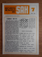Revista romana de sah, nr. 7, 1983