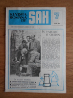 Revista romana de sah, nr. 7, 1985