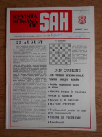 Revista romana de sah, nr. 8, 1981