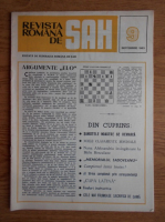 Revista romana de sah, nr. 9, 1983