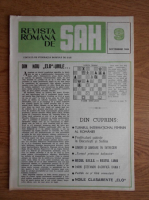 Revista romana de sah, nr. 9, 1984