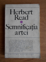 Anticariat: Herbert Read - Semnificatia artei
