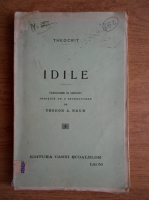 Anticariat: Theocrit - Idile (1927)