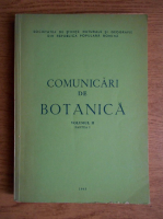 Comunicari de botanica (volumul 2, partea I)