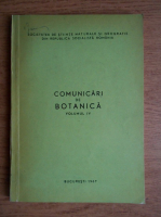 Comunicari de botanica (volumul 4)