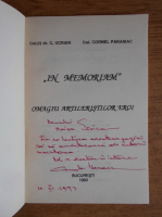 Constantin Ucrain - In memoriam. Omagiu artileristilor romani (cu autograful autorului)