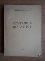 Contributii botanice