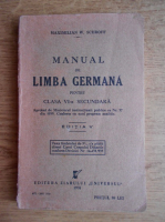 Maximilian W. Schroff - Manual de limba germana pentru clasa a VI-a secundara