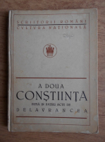 Anticariat: Barbu Stefanescu Delavrancea - A doua constiinta. Piesa in patru acte (1923)