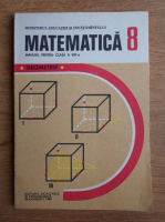 Ion Cuculescu - Matematica. Manual pentru clasa a VIII-a, geometrie
