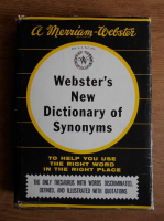 Webster's new dictionary of synonyms. A dictionary of discriminated synonyms with antonyms and analogous and contrasted words