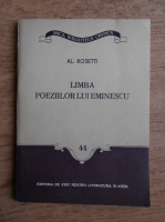 Al. Rosetti - Limba poeziilor lui Eminescu