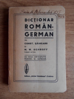 Anticariat: Constantin Saineanu - Dictionar roman-german