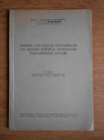 I. Posulescu Zamfirescu - Asupra calculului motoarelor cu ardere interna. Dimensiuni fundamentale. Cicluri (1947)