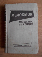 Memorator matematic si tehnic