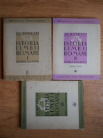 Al. Rosetti - Istoria limbii romane (1940, 3 volume)