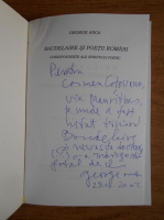 George Anca - Baudelaire si poetii romani. Corespondente ale spiritului poetic (cu autograful autorului)
