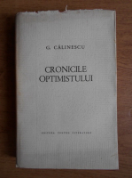 Anticariat: George Calinescu - Cronicile optimistului