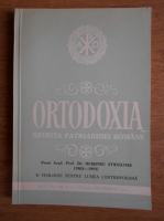 Ortodoxia, numarul 3-4, iulie-decembrie 1993