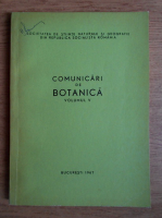 Comunicari de botanica (volumul 5)