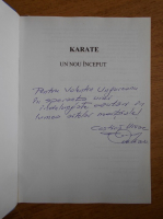 Costica Ursac - Karate, un nou inceput (cu autograful autorului)