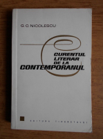 Anticariat: G. C. Nicolescu - Curentul literar de la contemporanul