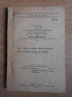 Ioan Serbanescu - Flora si vegetatia Masivului Penteleu. Chestiuni propuse de facultate (1939)