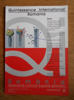 Romania. Relevanta clinica bazata stiintific (decembrie 2008, nr. 6)