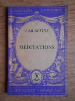Alphonse de Lamartine - Meditations (1934)