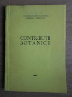 Contributii botanice 