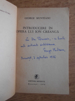 George Munteanu - Intoducere in opera lui Ion Creanga 