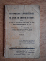 N. V. Hodoroaba - Istoria bisericeasca universala cu notiuni de catehism si liturgica (1937)