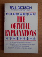 Paul Dickson - The official explanations