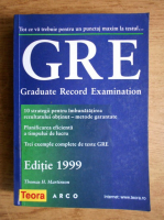 Thomas H. Martinson - Graduate Record Examination