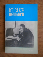 Anticariat: I. G. Duca - Memorii (volumul 2)