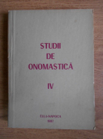 Ioan Patrut - Studii de onomastica (volumul 4)